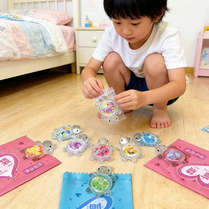 Bandai Schildkröte, Mini-Leuchtspielzeug, 10-teiliges Set - Bild 2