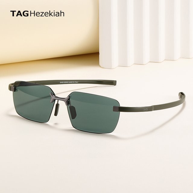 TAG Delekiah Sonnenbrille, randlos, Titan, Herren, rectangular - Bild 1
