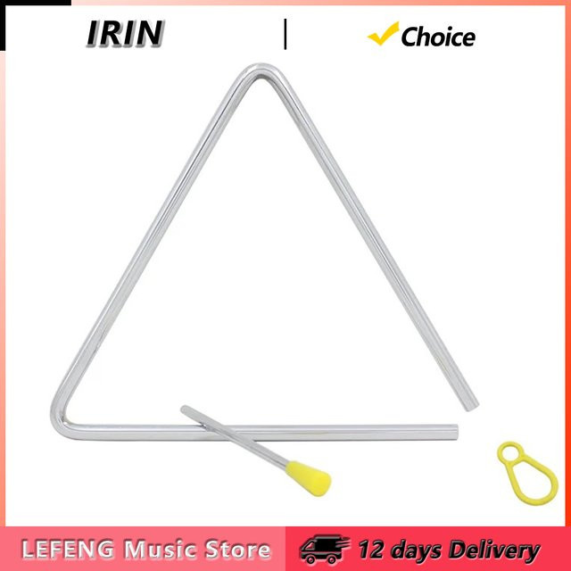 IRIN Musikdreieck, Schlaginstrument, Metall, Silber - Bild 1