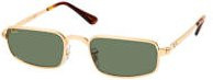 Ray-Ban RB 3927 Sonnenbrille, Vollrand, Rechteckig, Metall, Gold, Green, Unisex - Bild 1
