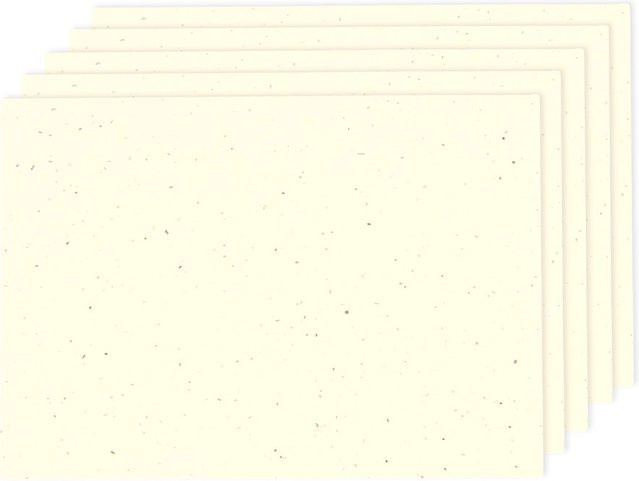 Rico Design Paper Poetry Renew Karten A7 in Elfenbein - Bild 1