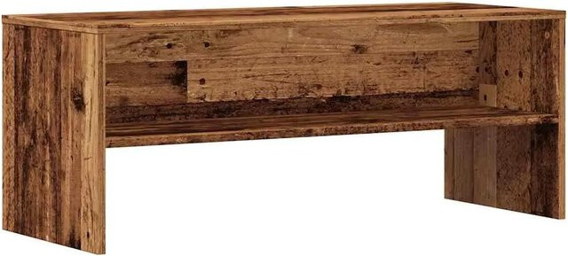vidaXL TV-Regal in Altholz-Optik aus Holzwerkstoff, Farbe: Braun, B/T/H: 100 x 40 x 40 cm - Bild 1