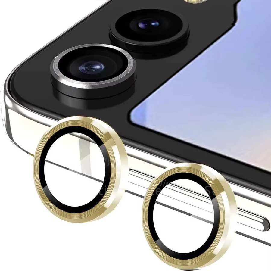 Samsung Metall Ring Kamera Schutz Abdeckung für Z Fold/Flip 7/6/5/4/3 in Schwarz - Bild 2