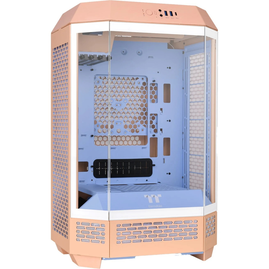Thermaltake The Tower 300 Gehäuse in Peach Fuzz Orange mit USB-C - Bild 1