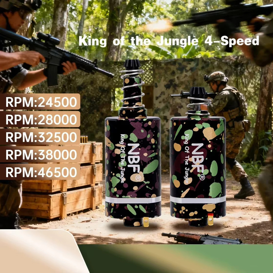 NBF Großhandel Bürnenloser AEG-Motor mit Vier-Gang-Regulierung für Airsoft-Modelle - Bild 2