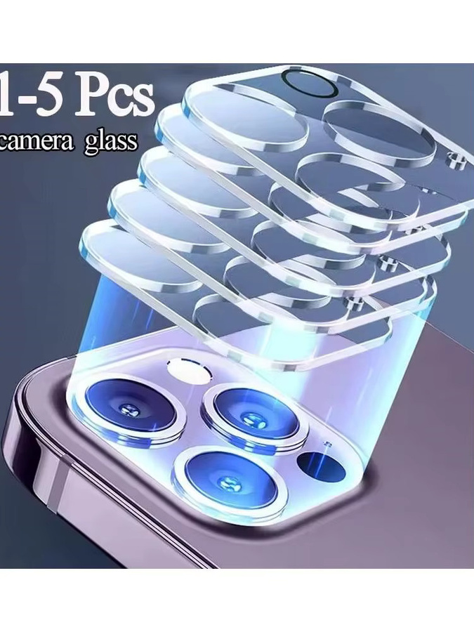 Kamera Objektiv Schutz Glas für Apple iPhone 11 12 13 14 15 16 17 Pro Max und Mini in Transparent - Bild 7