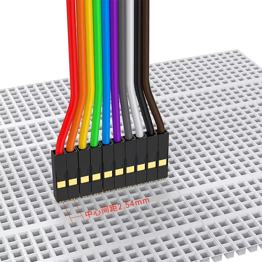 10Pin Dupont Jumper Kabel Set mit Stecker auf Stecker, Buchse auf Buchse und Stecker auf Buchse in Multicolor für dein Arduino DIY Kit - Bild 4
