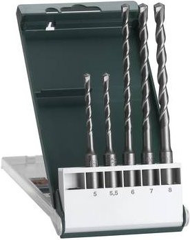 Bosch SDS-Plus Hammerbohrer-Set 5-teilig in Silber - Bild 1