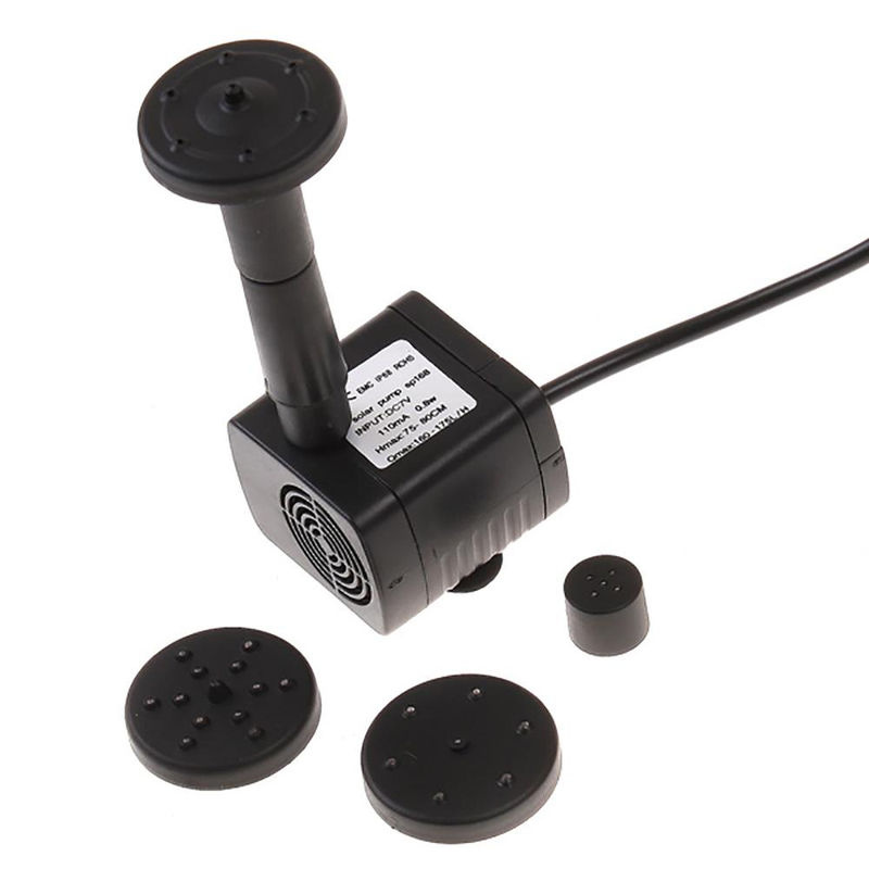 Solarbetriebene Decdeal Pumpe in Schwarz - Bild 4