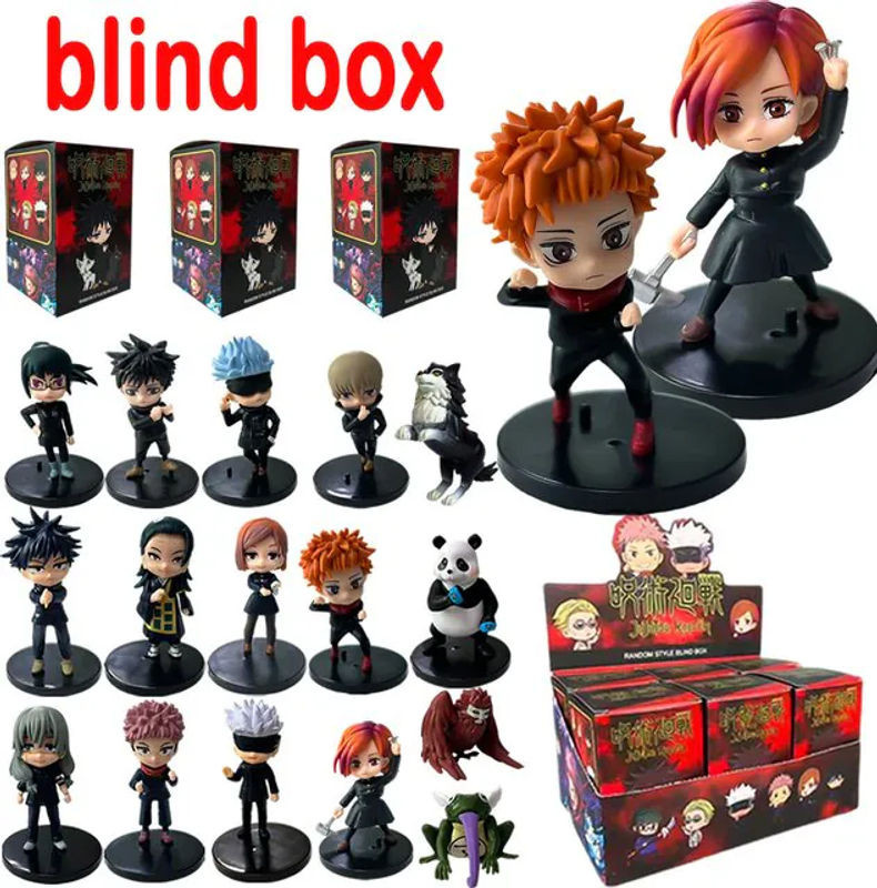 Bandai Jujutsu Kaisen Q-Version Sammelfiguren aus Kunststoff, mehrfarbig, Höhe: 9 cm - Bild 1