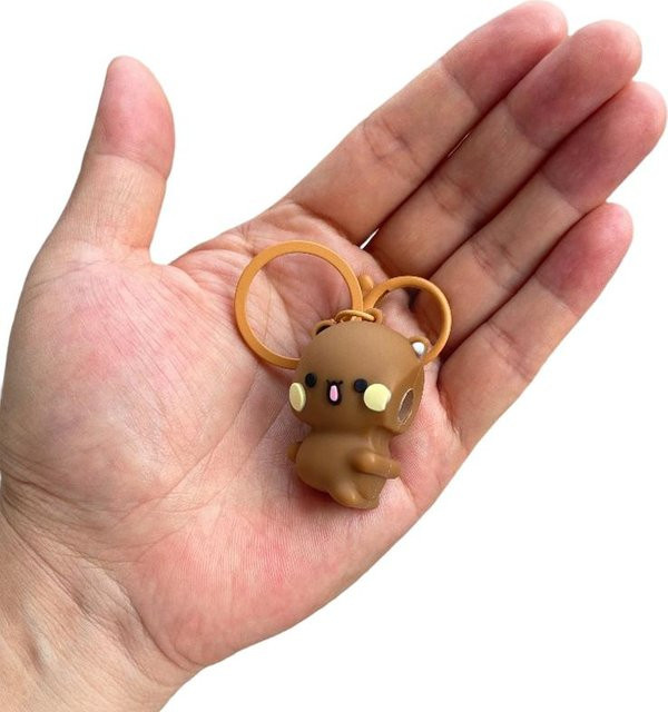 Magnetischer Anhänger Panda Bubu und Dudu, Brown, Unisex - Bild 1