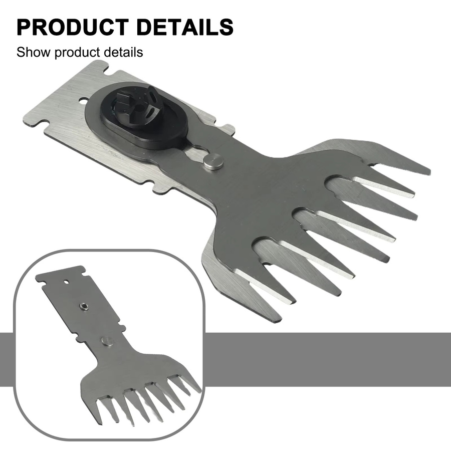 WORX Ersatzklinge für Strauch-Trimmer WG801, 4 Zoll, Silber - Bild 2