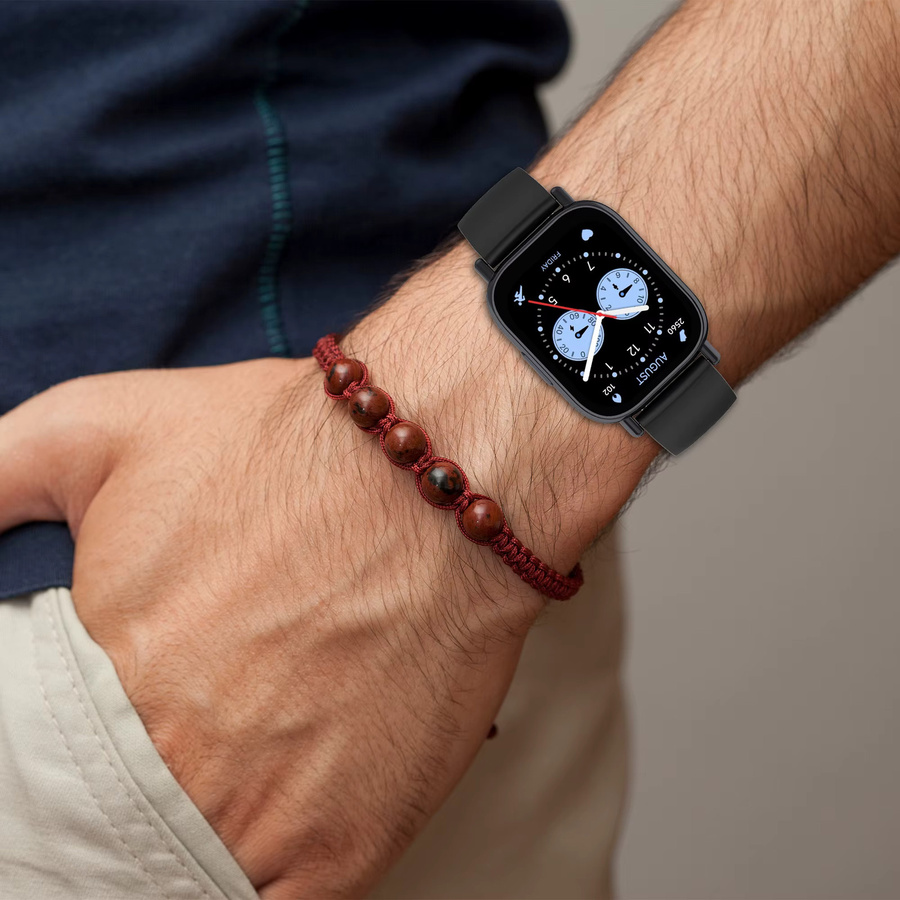 I LOVE LUO Uhrenarmband Silikon, Schwarz, für Xiaomi Redmi Watch 5 Lite - Bild 3