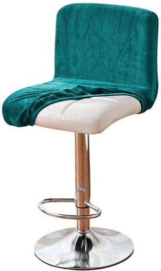 S-EMIGA Barhocker-Bezug aus Samt für Thekenhocker und Parson-Stühle, einteilig - Bild 1