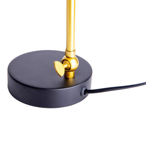 Näve Tischleuchte Triton Schwarz, Retro-Stil, Durchmesser: 12 cm, Höhe: 42,5 cm - Bild 3