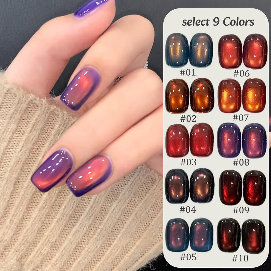 TC Nagellack, Rot, Katze Auge Gel - Bild 2