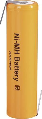 Panasonic HHR450A-LF Spezial-Akku NiMH 1.2V 4500 mAh mit Z-Lötfahne - Bild 1