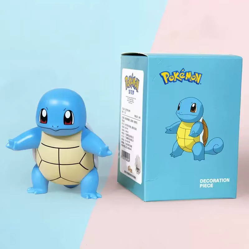 Potdemiel Pokémon Pikachu Charmander Psyduck Jigglypuff Bulbasaur Squirtle, Spielzeugmodell, PVC - Bild 2