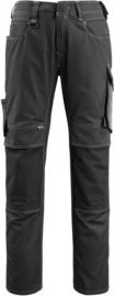 Mascot Mannheim Arbeitshose mit Kniepolstertaschen und Cordura, schwarz/dunkelanthrazit - Bild 1