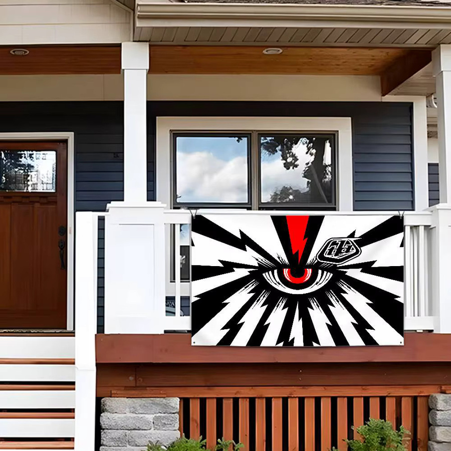 Troy Lee Designs T-Troy L-LeeS Flagge als dekorativer Wandbehang und Wandteppich für den Außenbereich - Bild 3