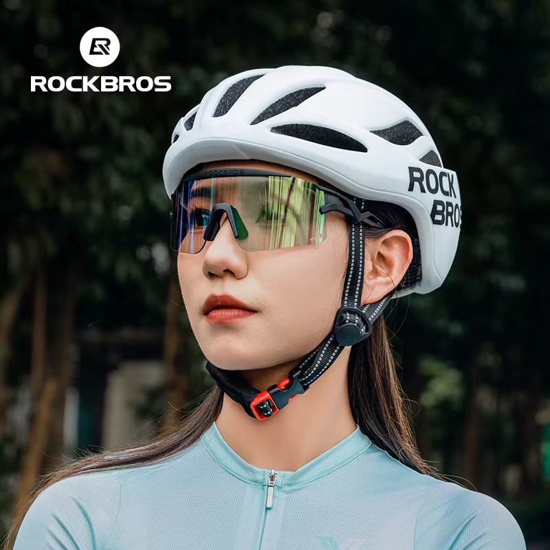 ROCKBROS Sportsonnenbrille, Photochrome, Anti-Fog, Kunststoff - Bild 2