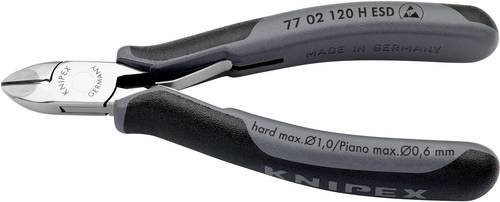 Knipex ESD Elektronik-Seitenschneider mit Hartmetallschneide und Facette, Grau, Länge: 120 mm - Bild 1