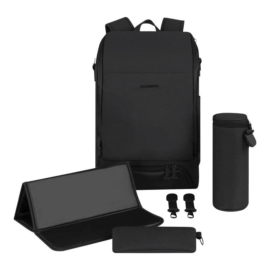 ABC Design Wickelrucksack Active in Schwarz - Bild 2