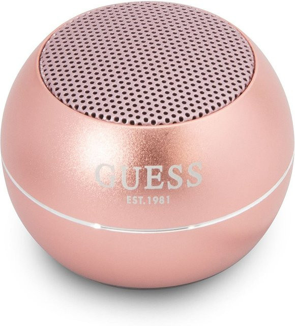 Tragbarer Bluetooth-Lautsprecher von Guess in Pink mit 3W Leistung - Bild 1