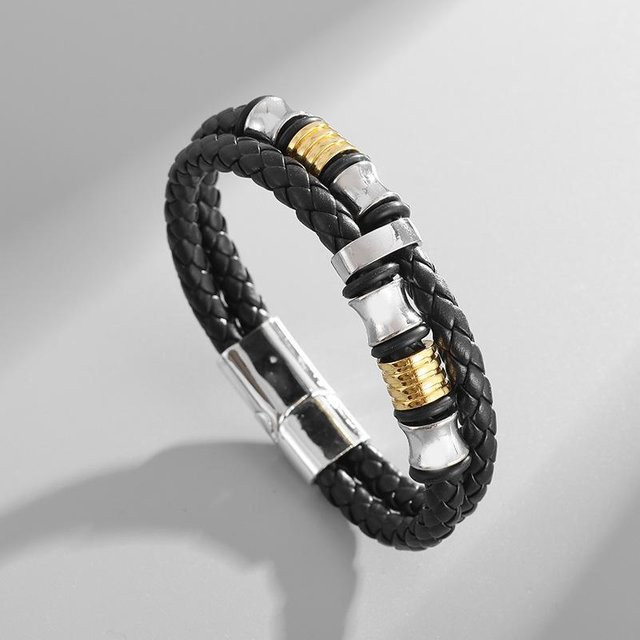 YIRAN Armband, Kupfer, gray, Herren - Bild 1
