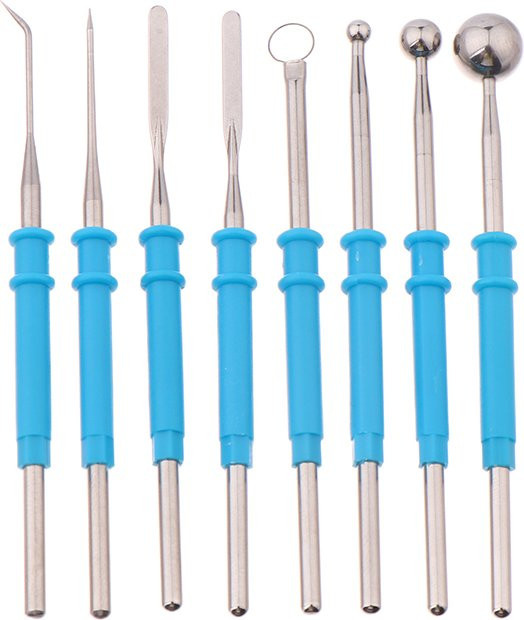 ESU Kauter Bleistift Elektrochirurgische Klinge Elektrode für Elektrokoagulation, Länge: 70 mm, Durchmesser: 2,36 mm - Bild 1