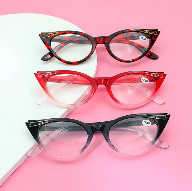 Seemfly Lesebrille Cat Eye, Kunststoff, multicolour, Damen - Bild 1
