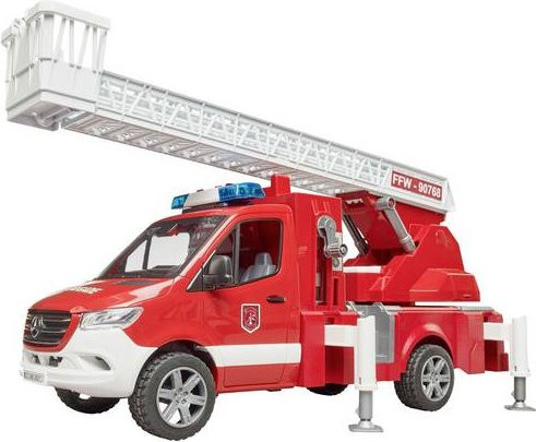 Bruder Mercedes Benz Sprinter Feuerwehr mit Drehleiter Modellfahrzeug