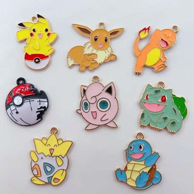 Potdemiel Anhänger Pikachu Charizard, Damen, Bunt - Bild 1
