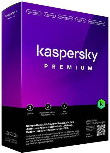 Kaspersky Premium Total Security Antivirus Jahreslizenz für 3 Geräte (Windows, Mac, Android, iOS) - Bild 1