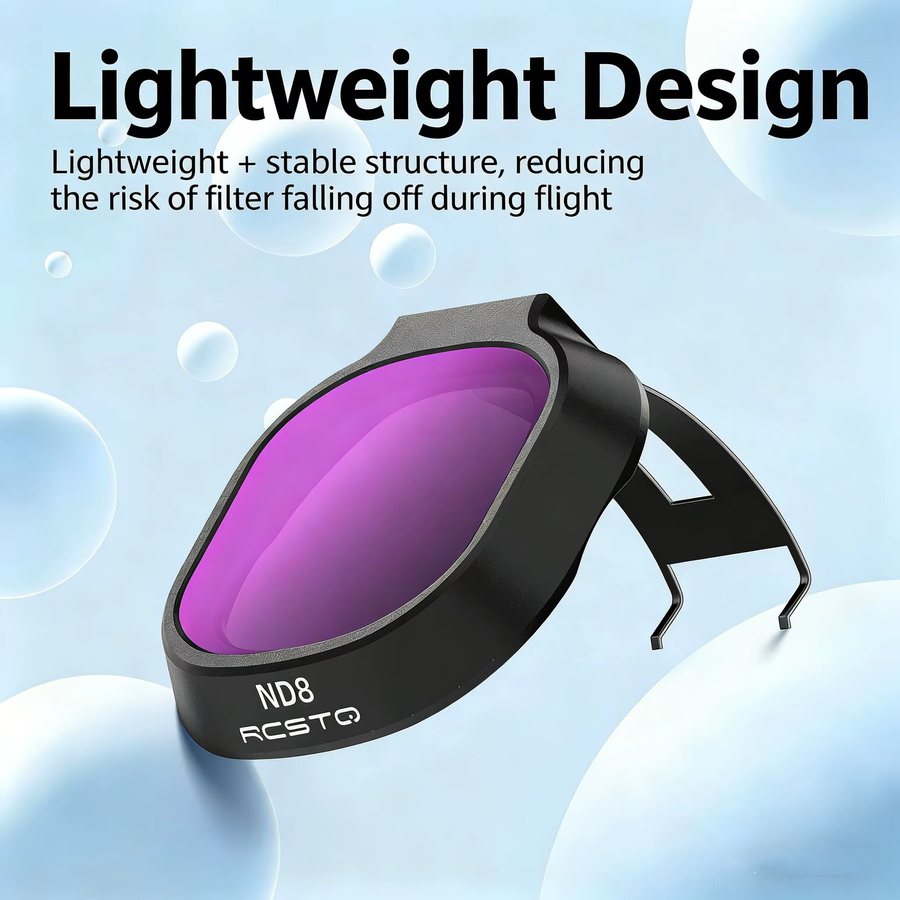 DJI Neo 2 Objektivfilter Set Schwarz mit ND8 ND16 ND32 ND64 PL UV CPL Filtern für Drohnen Zubehör - Bild 3