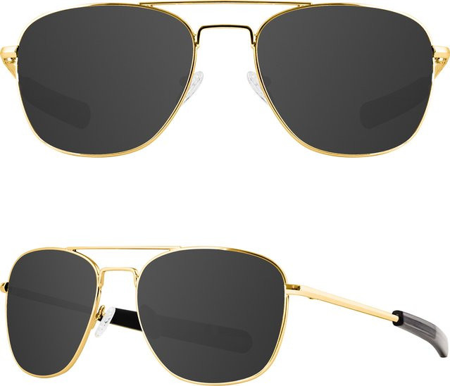 MAXJULI Sonnenbrille Aviator, Metall, polarisiert, Herren - Bild 1
