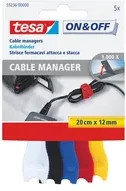 tesa Kabelbinder On & Off Cable Manager small multicolour - Bild 1