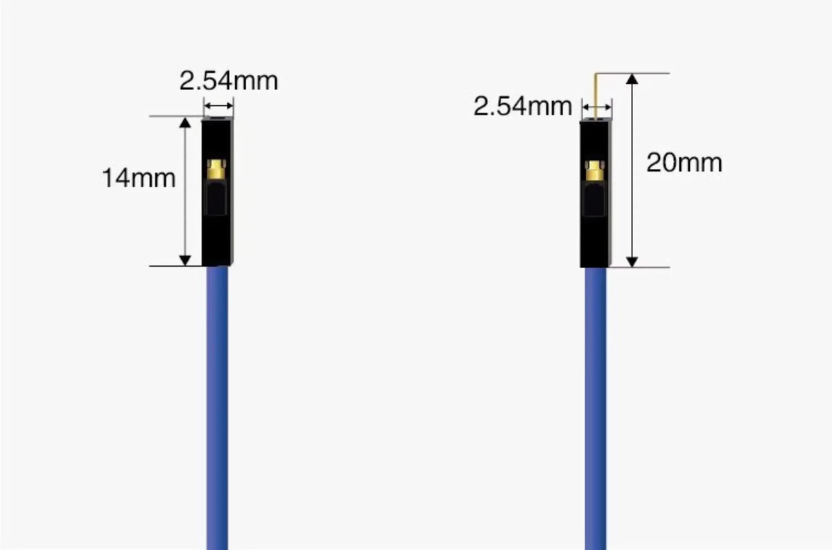 60er-Pack wishiot Silikon-Dupont-Verbindungskabel mit vergoldeten Anschlüssen, 22AWG, hochtemperaturbeständig, Multicolor, Länge: 30 cm - Bild 2