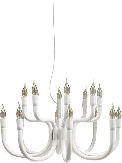 Karman Snoob Piccola Pendelleuchte in Weiß mit LED-Technik und E14-Fassung - Bild 1