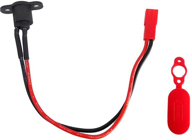 RunFree Silikon-Staubstopfen und wasserdichte Abdeckung für M365 Elektroroller Ladekabelanschluss in Schwarz - Bild 1