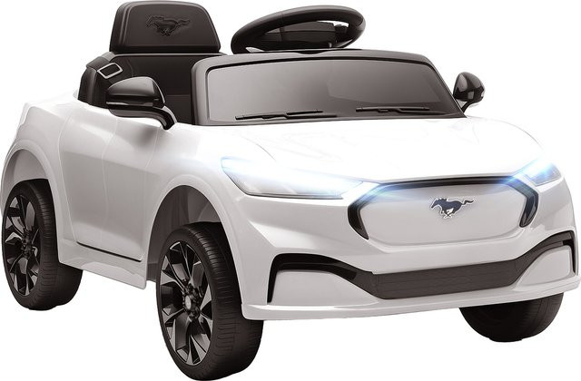 AIYAPLAY Kinder-Elektroauto Ford Mustang Mach-E, weiß - Bild 1