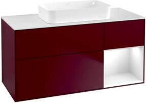 V&B Waschtischunterschrank Finion in Weiß Matt, B/T: 120 x 60 cm - Bild 1