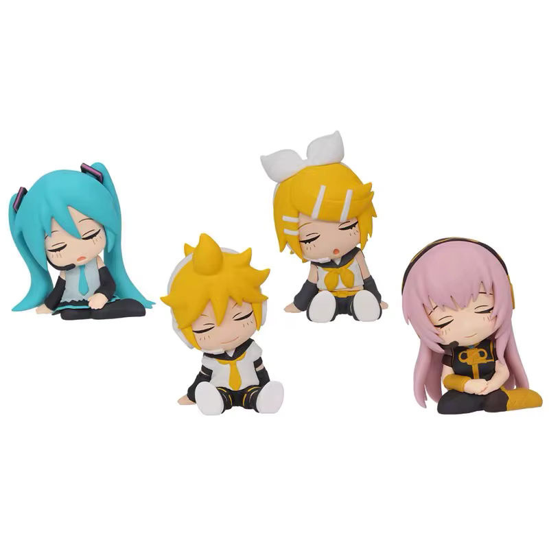 Bandai Anime PVC Figur Hatsune Miku Luka Kagamin Rin Len Sammelfigur Mehrfarbig Höhe: 5 cm - Bild 4