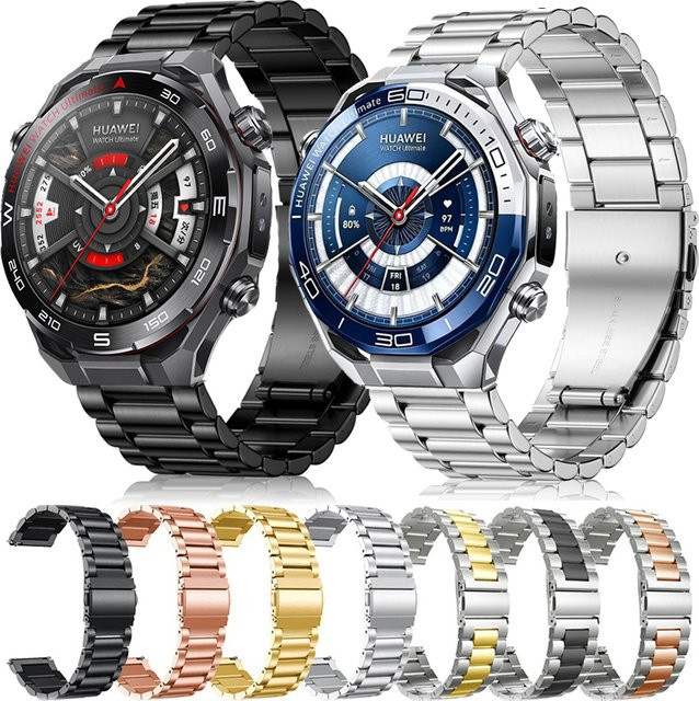 Uhrenarmband Edelstahl, Silber, 22 mm, Unisex - Bild 1