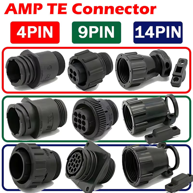 AMP/TE Typ CPC Rundstecker mit Pins in Schwarz für SMEMA und Autosensoren - Bild 4