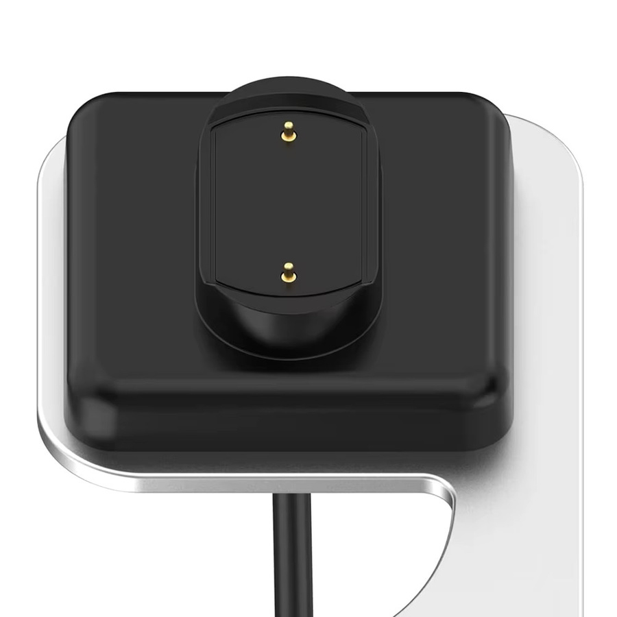 Hujerl Metall-Ladeständer für Amazfit GTR 4, GTR 4 Pro, GTS 4, T-Rex 2, GTS 3, GTR 3, GTR 3 Pro, T-Rex Ultra und CHEETAH PRO Ladestation in Silber - Bild 3