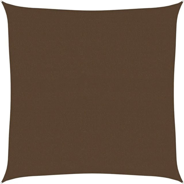 vidaXL Sonnensegel aus HDPE in Braun, 7 x 7 m - Bild 1