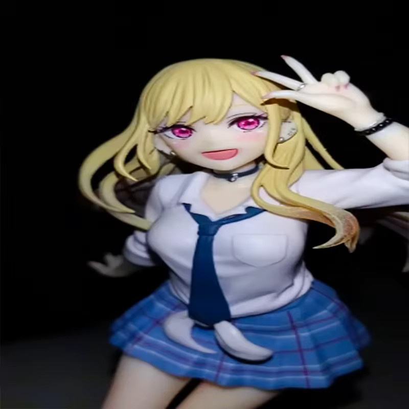 Bandai My Dress Up Darling Marin Kitakawa Uniform Anime Figur, 18cm, PVC Modell - Bild 5