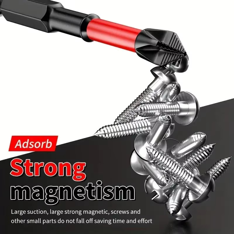 Galacok Magnetischer Schraubendreher-Bit-Satz aus rutschfestem Legierungsstahl für Elektrowerkzeuge und Zimmermannsarbeiten - Bild 2