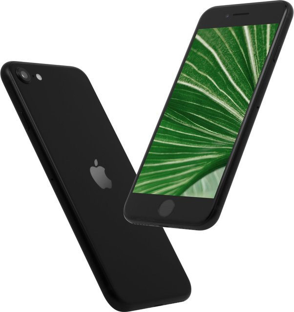 Apple iPhone SE 2022 Refurbished Smartphone 128GB Schwarz - Bild 1